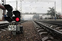 Трактор столкнулся с поездом в Белоруссии