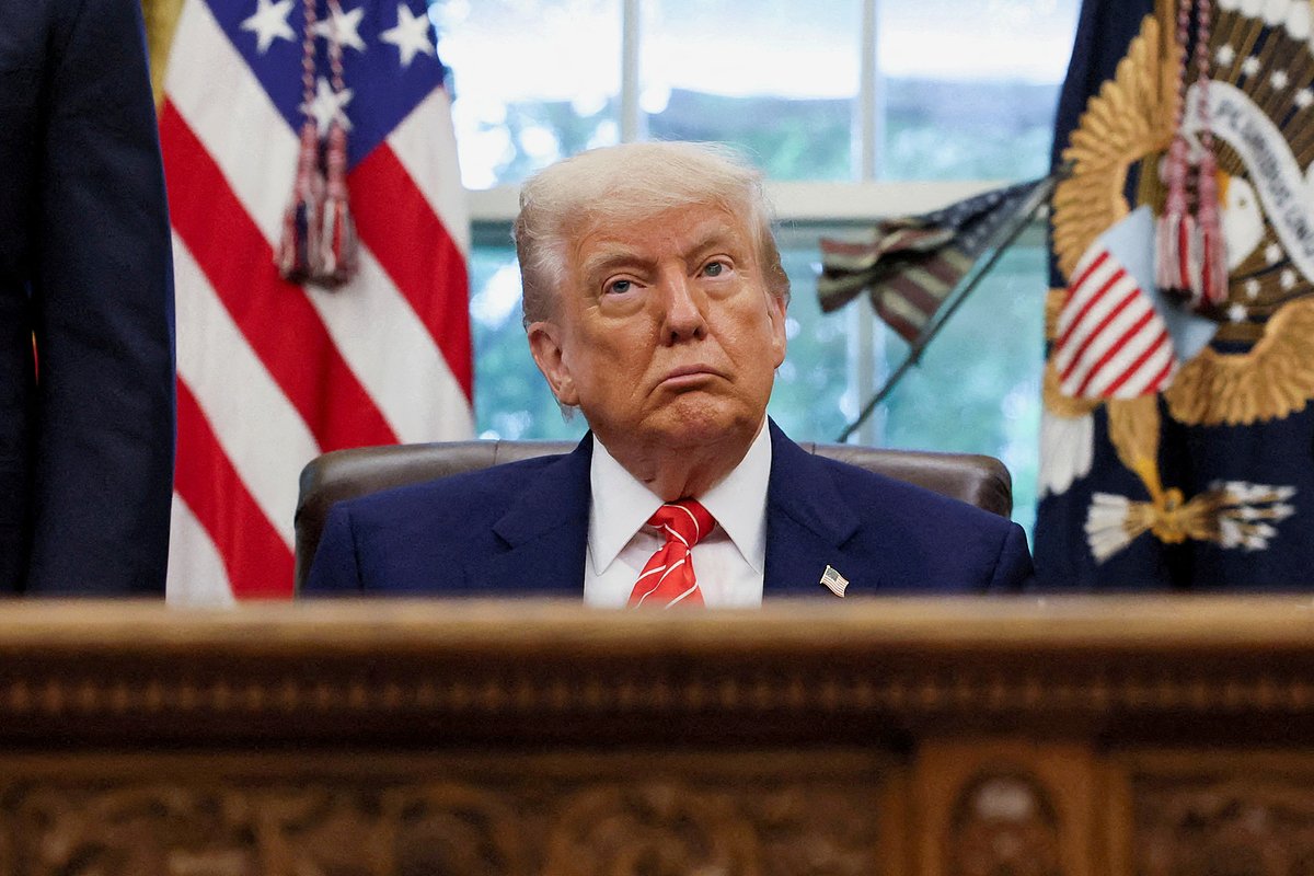 Президент США Дональд Трамп, Белый дом, Вашингтон, США