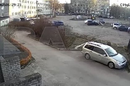 Появилось видео перестрелки российского военного с полицией