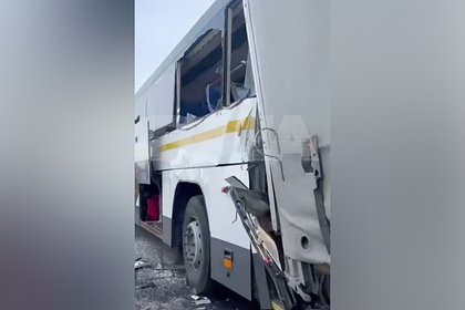 Более 10 человек пострадали в ДТП с автобусом в Подмосковье