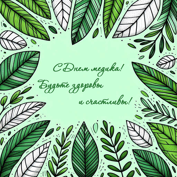 Открытка на День медика с теплыми словами
