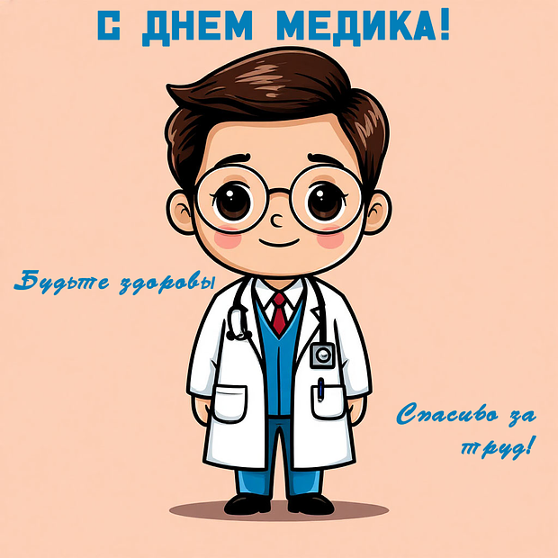 Открытка на День медика, чтобы отправить врачам