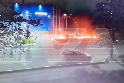 Появилось фото со врезавшимся в пятиэтажку в российском городе беспилотником