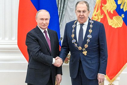 Раскрыты подробности о врученном Лаврову Путиным ордене