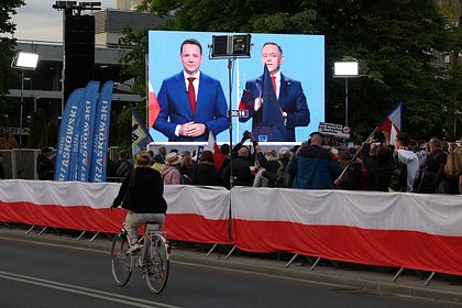 Странный жест кандидата в президенты Польши на теледебатах попал на видео