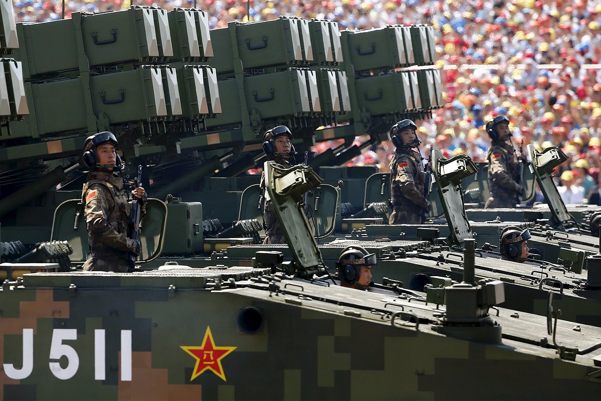 Военный парад к 70-летию окончания Второй мировой войны в Пекине, КНР, 3 сентября 2015 года