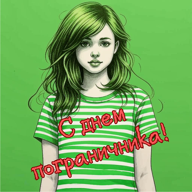 Красивая открытка с Днем пограничника