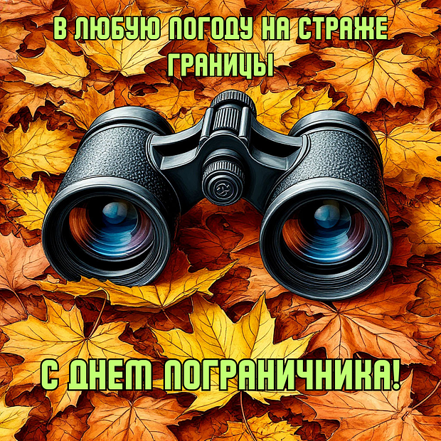 Красивая открытка с Днем пограничника