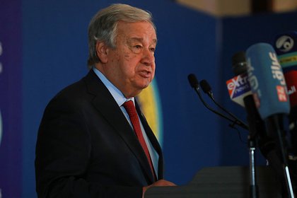 Генсек ООН отреагировал на удары Украины по мирным жителям в России