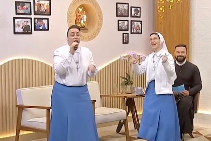 Монашка исполнила битбокс и станцевала со священником