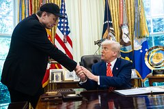 Илон Маск и Дональд Трамп