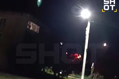 Упавший и взорвавшийся близ жилого дома в Липецкой области дрон ВСУ попал на видео