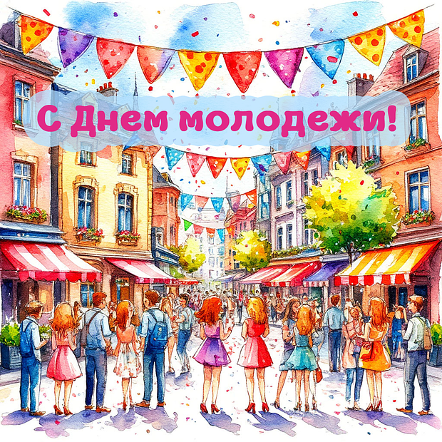 Красивая картинка на День молодежи