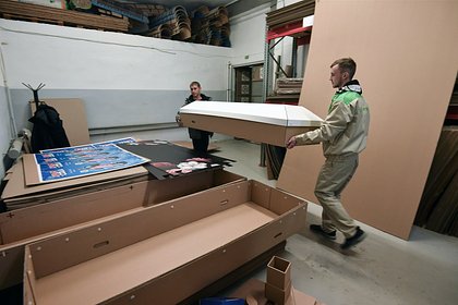В России вырос спрос на картонные гробы