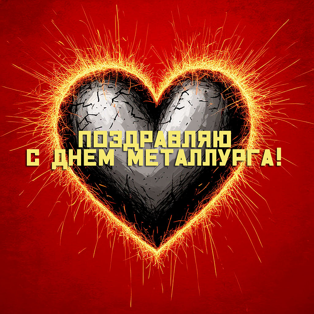 Красивая картинка на День металлурга 