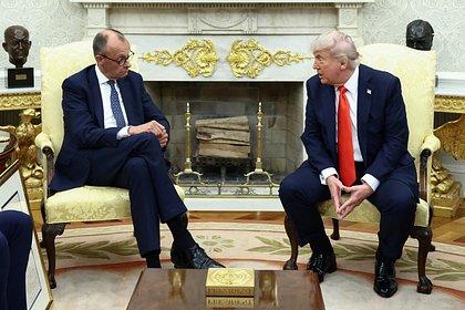 В Германии раскрыли деталь встречи Трампа и Мерца