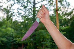 Ревнивец с ножом заманил бывшую жену в российский лес Ревнивец с ножом заманил бывшую жену в российский лес