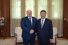 Александр Лукашенко и Си Цзиньпин