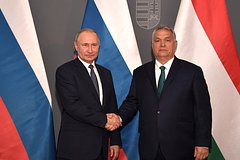 Владимир Путин и Виктор Орбан