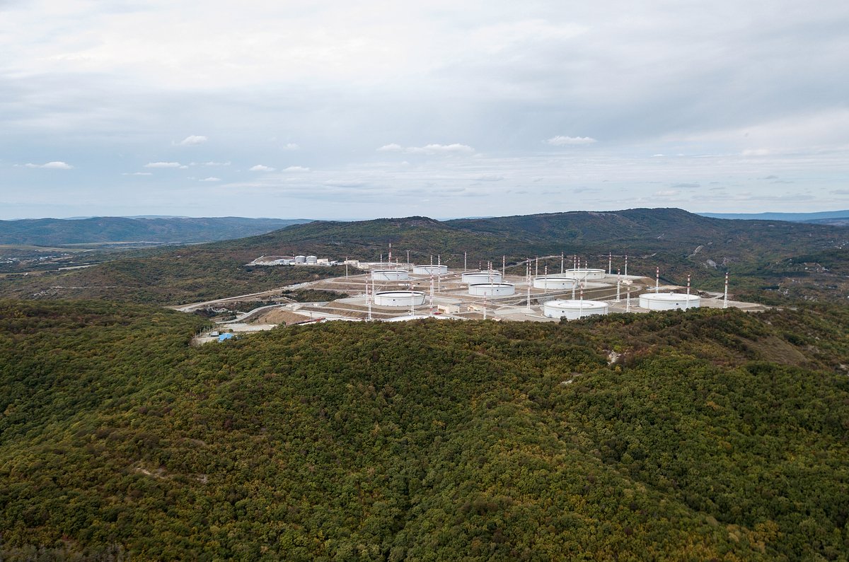 Нефтехранилище Каспийского трубопроводного консорциума (КТК-Р) в Краснодарском крае