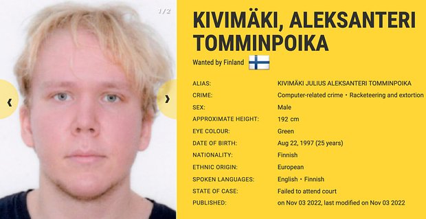 Кивимяки разыскивал Европол