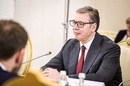В Госдуме высказались о поездке Вучича на Украину