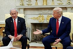 Биньямин Нетаньяху и Дональд Трамп