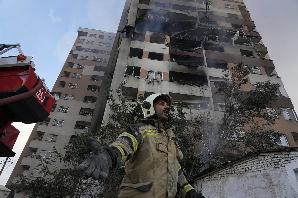 Последствия удара по Тегерану 13 июня