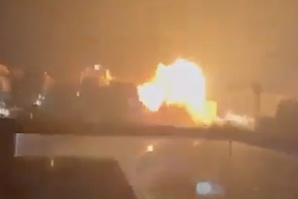 Прилет иранской ракеты по Тель-Авиву попал на видео
