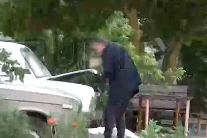 Задержание россиянина с бомбой в Херсонской области попало на видео