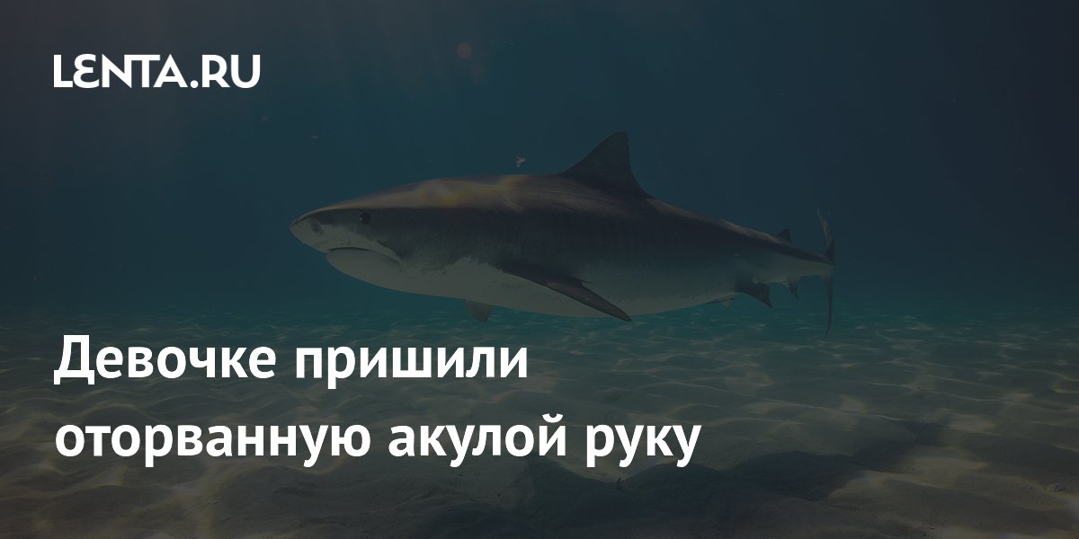 Девочке пришили оторванную акулой руку