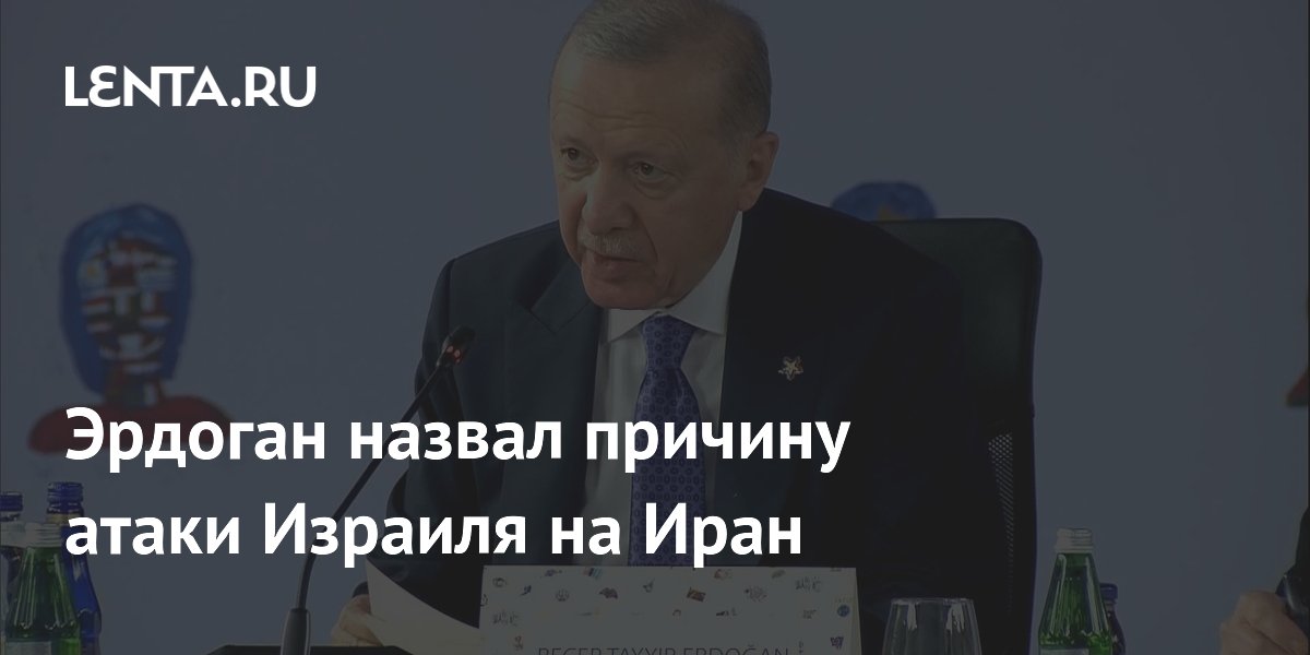Эрдоган назвал причину атаки Израиля на Иран