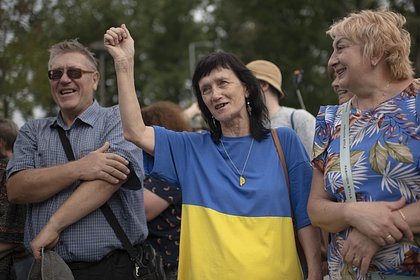 В Киеве прошел самый масштабный митинг с начала СВО