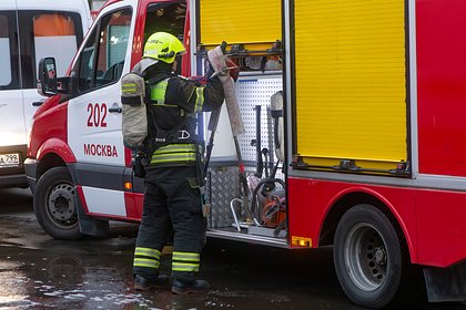 В одном из московских театров произошел пожар
