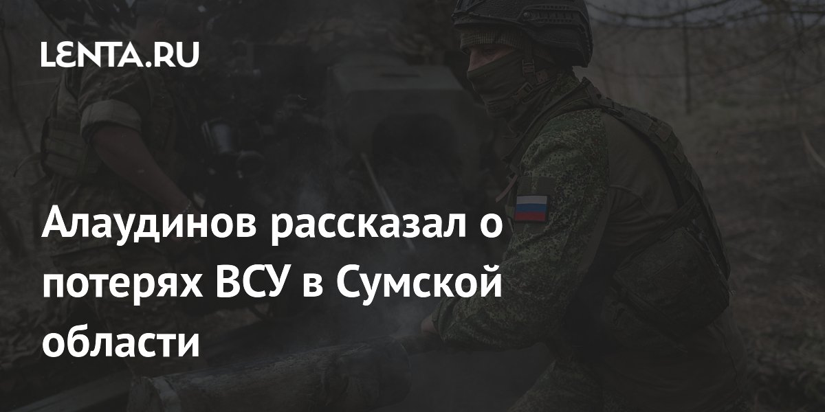 Алаудинов рассказал о потерях ВСУ в Сумской области