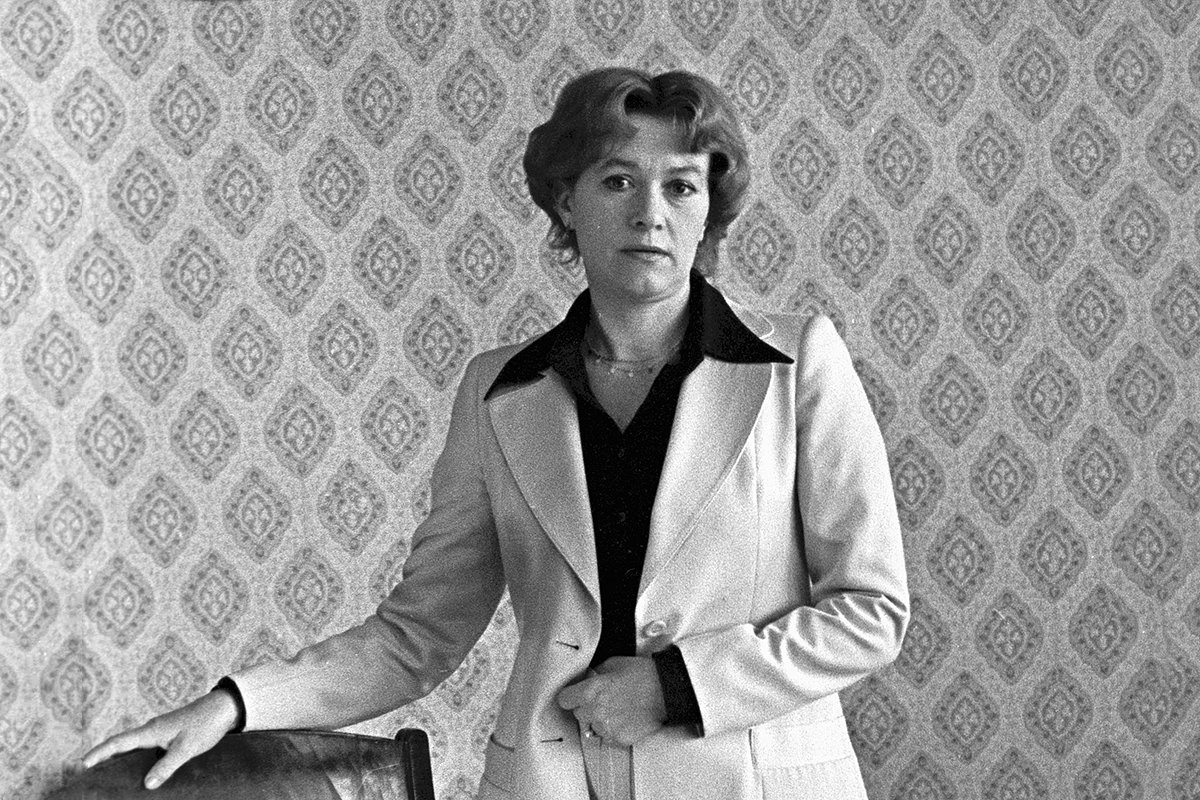 Заслуженная артистка РСФСР Валентина Талызина. 1980 год