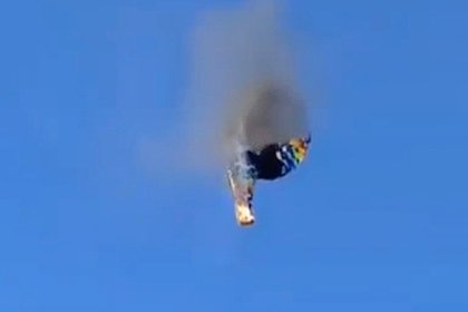 В Бразилии воздушный шар с людьми загорелся в воздухе