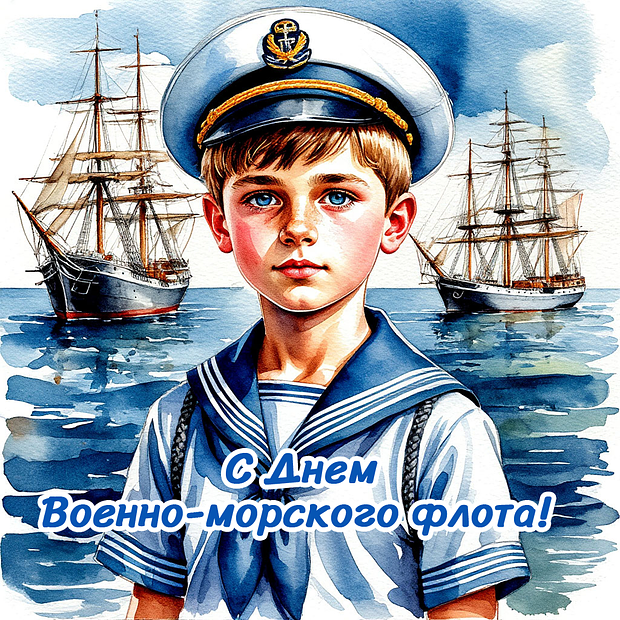 Красивая картинка на День ВМФ