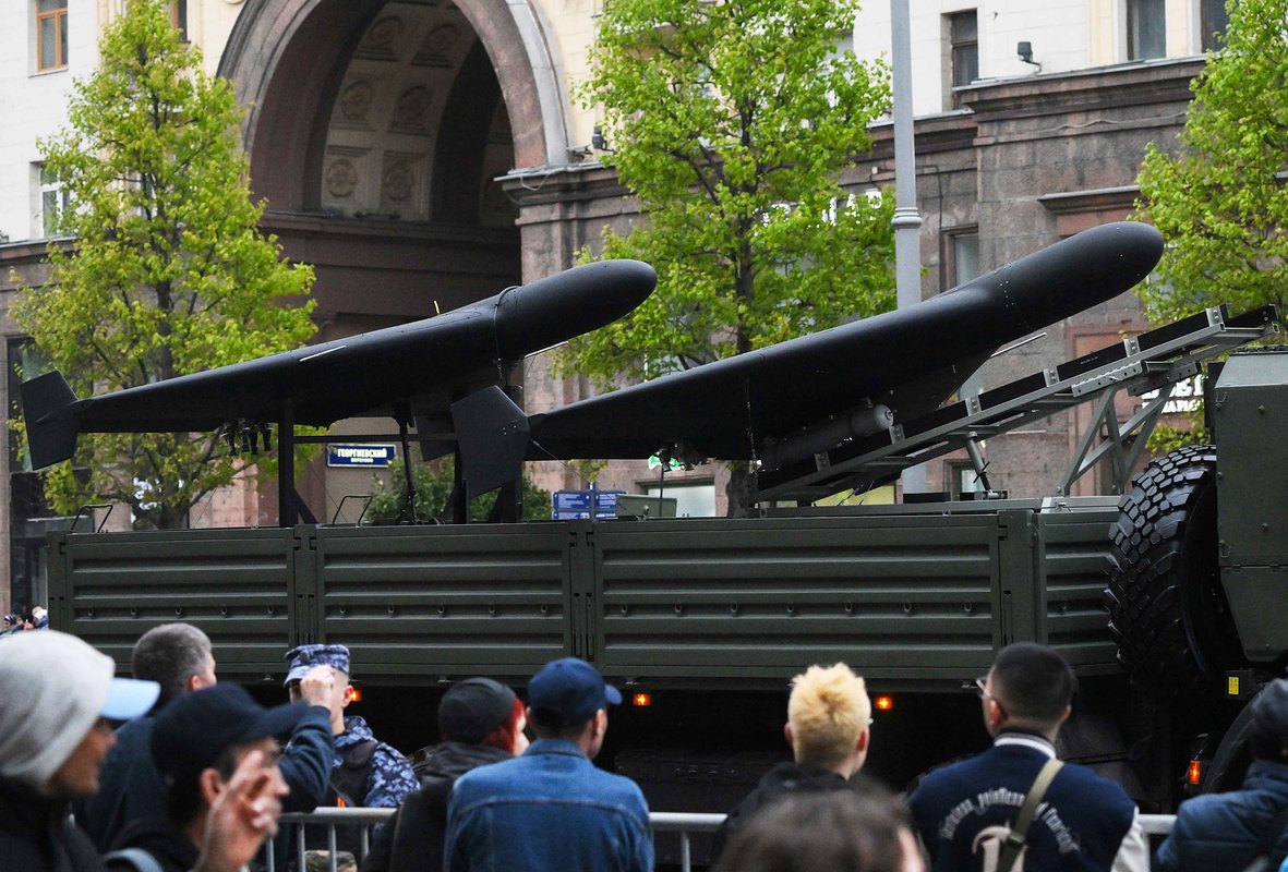 БПЛА «Герань-2» на репетиции парада в честь 80-й годовщины Победы в Великой Отечественной войне
