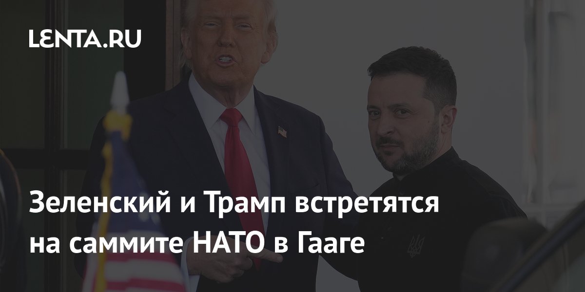 Зеленский и Трамп встретятся на саммите НАТО в Гааге