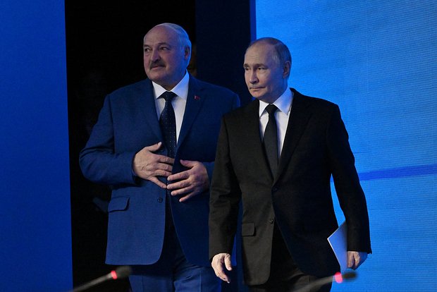 Александр Лукашенко и Владимир Путин