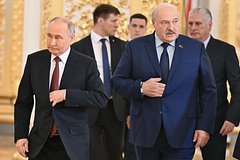 Владимир Путин и Александр Лукашенко