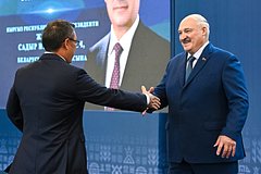 Садыр Жапаров и Александр Лукашенко