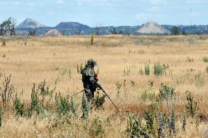 Российские саперы обезвредили взрывоопасные предметы в ДНР