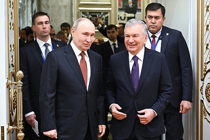 Путин провел встречу с главой Узбекистана