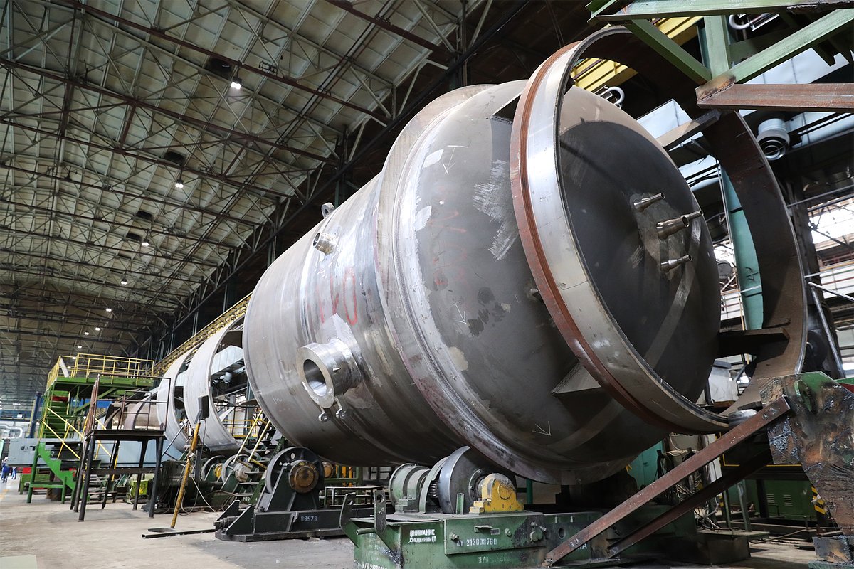 Производство заготовок для корпуса реактора энергоблока