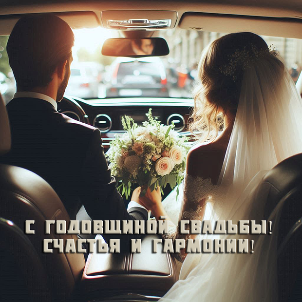 Красивая картинка на годовщину свадьбы