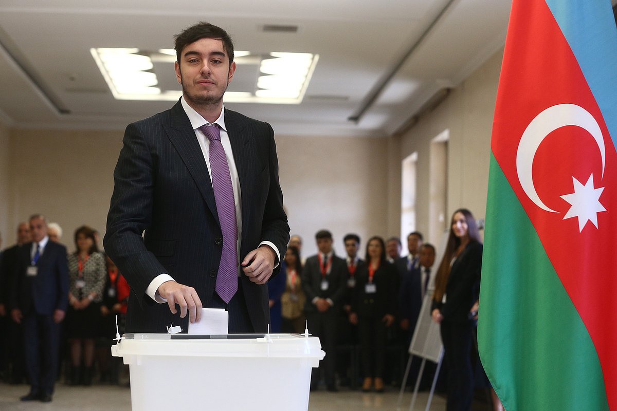 Сын президента Азербайджана Ильхама Алиева Гейдар Алиев