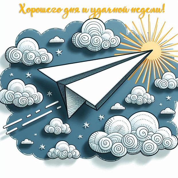 Открытка с теплыми пожеланиями хорошего дня