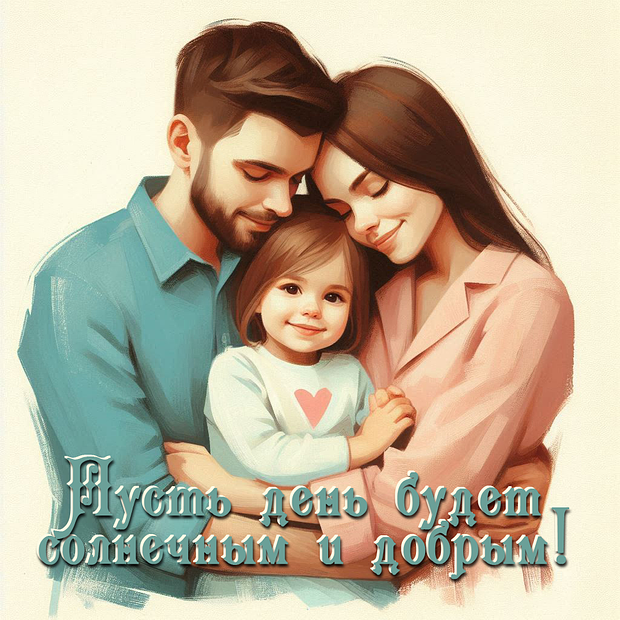 Красивая картинка, чтобы пожелать отличного дня